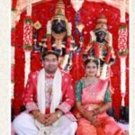 Happy Telugu couple matched through Pellipillupu Matrimony”
